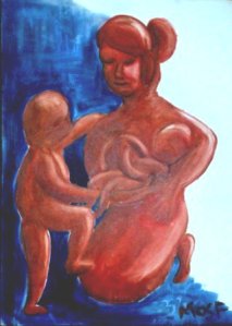 Patung Ibu dan Anak